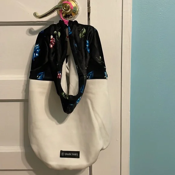 Spark Paw Official Floral Dog Hoodie - Picture 1 of 7